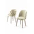 Hanah Home Set stolica Axle, 85x59x146 cm, 6 komada, Krem