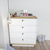 HANAH HOME Komoda Sahra Oak White
