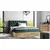 Boxspring postelja Wood 7 - 120x200 cm - hrast lancelot