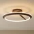 Lucande LED stropna svetilka Eldra, kavno rjava, O 55 cm, CCT - Dnevna soba/jedilnica - Sodobni - kavno rjava, bela - Kovina