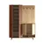 Hanah Home Komplet predsoblja OS1-SK, 147.4x35.5x195.6 cm, Braon