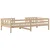 shumee vidaXL Posteljni okvir brez vzmetnice 75x190 cm masiven borov les