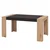Homestyle4U Jedilna miza, 154x90,5x74,5 cm, črno-rjava