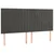 Vidaxl Box spring postelja z vzmetnico temno siva 160x200 cm žamet
