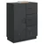 Kreveta s ladicama Crna 66 x 34,5 x 87 cm Konstruirano drvo