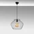Opviq Vazo 2921 Visilica, E27, 40W, IP20, Crna