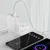 BASEUS Kabel Simple Wisdom USB na USB-C, 40 W, 5 A, 1,5 m (bel), 2 kosa.