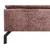 Esposa BOXSPRING POSTELJA 140 cm  x 200 cm , tekstil vinsko rdeča