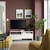 BESTA TV stalaža s fiokama, bela/Lappviken/Stubbarp bela, 120x42x48 cm
