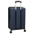 vidaXL Zložljiva potovalka s trdo lupino 24 Temno modra 43x27x66 cm ABS