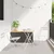 Sklopivi bistro set 3 pcs Bijelo Čelik
