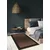 Decormat Vinilna preproga Rjavi okvir 100x150 cm