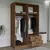 Hanah Home Garderober Yaman 1600-028, 120x180x45 cm, Smeđe boje