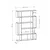 Hanah Home Polica 110x161x25,5cm Bela
