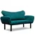 Atelier del Sofa Chatto Sofa, Petrolej