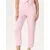 Sinsay - Elegantne pantalone sa faltama - pastelno roze
