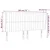 Vidaxl Vzglavje z ušesi modro 183x23x118/128 cm blago