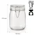 shumee Steklen kozarec s sponko 1000 ml