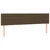 Vidaxl Box spring postelja z vzmetnico temno rjava 120x190 cm blago
