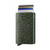 Usnjena denarnica Secrid Slimwallet Hexagon Green zelena barva