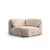 Atelier del Sofa Ugaona garnitura Flamingo, 335x405x105 cm, Krem-narandžasta