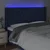 LED uzglavlje plavo 183 x 16 x 118/128 cm od tkanine