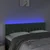 Vidaxl LED posteljno vzglavje temno zeleno 144x7x78/88 cm žamet