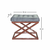 ATELIER DEL SOFA Tabure Capraz Copper Grey