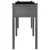 Sadilica s oblogom siva 161x45x76 cm od masivne jelovine
