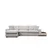 Atelier del Sofa Ugaona garnitura Loop 18 89x29x40cm Bela
