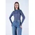 Trend Alacati Stili Ženska bluza Alc-X15155, Tamnoplava