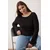 Trendyol Curve Ženska bluza Tbbaw26Af00017, Crna