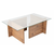 HANAH HOME Sto za dnevnu sobu Vetrino Atlantic Pine