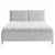MID.YOU OBLAZINJENA POSTELJA 160 cm x 200 cm , les, tekstil, leseni material siva