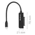 Qoltec SATA adapter | Adapter za SSD trdi disk 2,5 | USB-C | Super hitrost 5 Gb/s | 2 TB | 19 cm