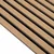 Zidne panele 2 pcs Prirodna 60,5 x 60 cm