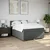 vidaXL Box spring posteljni z vzmetnico temno siv 140x190 cm blago