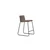 Venture Design Barski stol Bisbee 50x41x84 cm črne barve