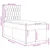 vidaXL vidaXL Box spring postelja z vzmetnico temno rjava 100x200 cm blago, (21292096)