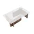 HANAH HOME Sto za dnevnu sobu Flavio Walnut