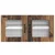 Vidaxl Stenski stekleni omarica LUCCA Star les 80 x 31 x 40 cm