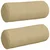 Valjkasti jastučići 2 pcs Siva zelena O 15 x 40 cm