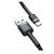Kabl Baseus cafule USB Type-C 2A sivo-crni 3m
