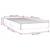 shumee vidaXL Posteljni okvir Cappuccino 100x200 cm umetno usnje