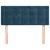 Vidaxl vidaXL Vzglavje za posteljo temno modro 100x5x78/88 cm žametno