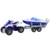 slomart LEAN TOYS Policijski quad s prikolico za čoln in gliser