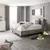 BOXSPRING KREVET siva