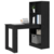 Stol s policom Crni hrast 122 x 67 x 145 cm Konstruirano drvo