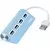 USB HUB 4 porta plavi, Hama 12179