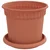 Saksije za biljke 24 pcs Crvena cigla O 15 x 12 cm Plastika